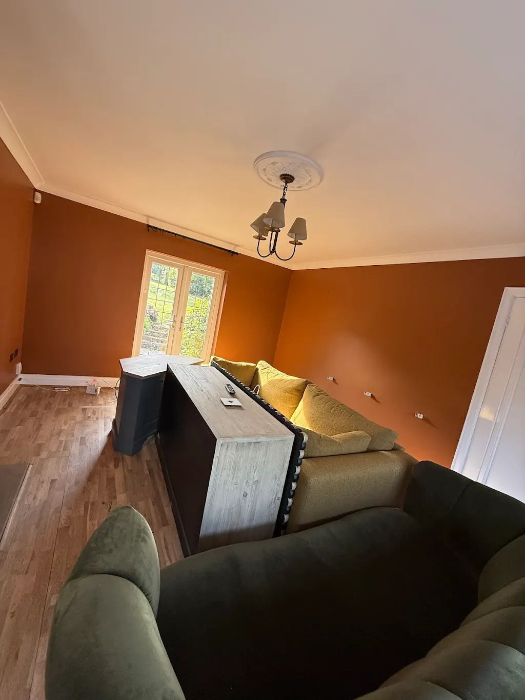 Living room — full redecoration — after