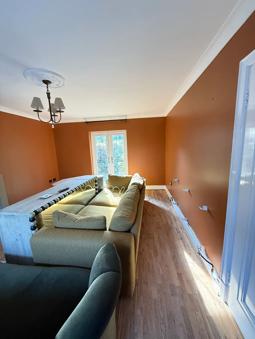 Living room — full redecoration — after